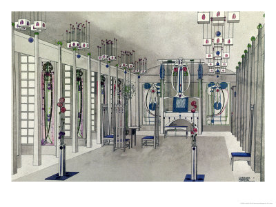 Design for a Music Room with Panels by Margaret Macdonald Mackintosh 1901