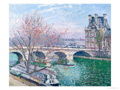 The Pont-Royal and the Pavillon de Flore, 1903 (Oil on Canvas
