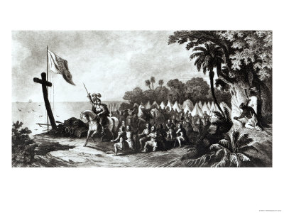 The Landing at Tampa Bay: de Soto and His Followers Swearing to Conquer or Die