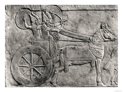 Fragment of a Relief Depicting the Assyrian Army in Battle