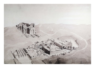 Thermae and Nymphaeum of Nimes, 1838