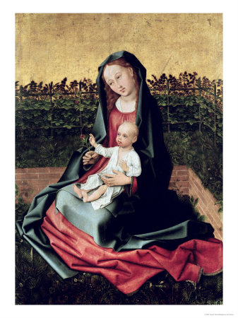 Virgin and Child in the Small Garden Or, Virgin with a Rose Trellis, circa 1470-72