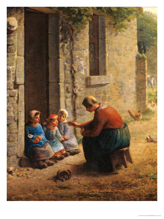 Feeding the Young, 1850