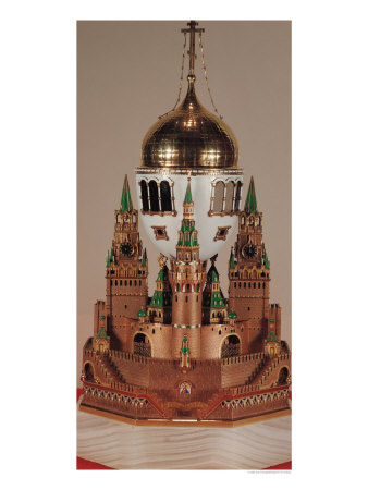 Easter Egg in the Form of the Uspensky Cathedral, Kremlin