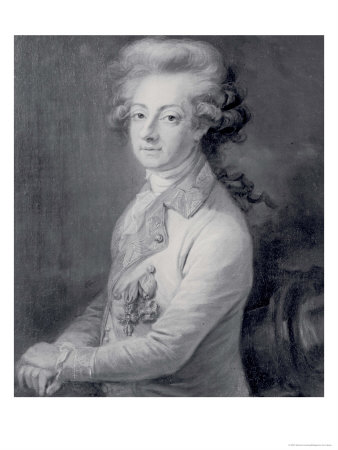 Portrait of Marshal Charles-Joseph Prince de Ligne Giclee Print