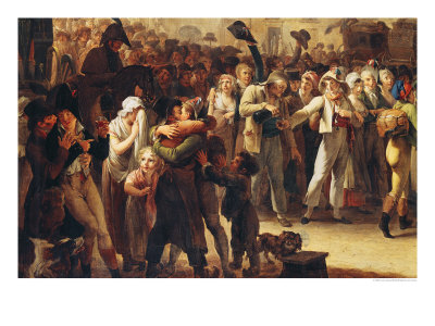 The Conscripts of 1807 Marching Past the Gate of Saint-Denis, Detail of the Conscripts