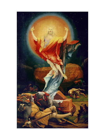 The Resurrection of Christ, from the Isenheim Altarpiece circa 1512-16