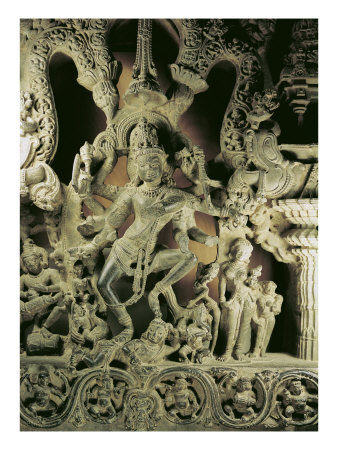 Lintel with Shiva Nataraja, Kakatiya Dynasty