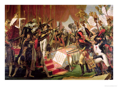 The Distribution of the Eagle Standards, 5th December 1804, Detail of the Standard Bearers, 1808-10