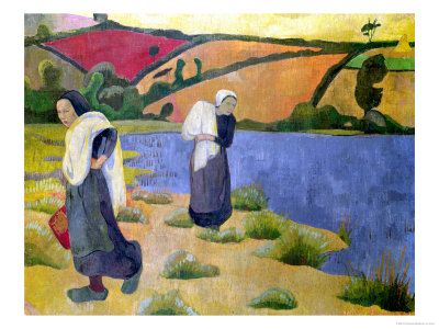 Washerwomen at the Laita River, Near Pouldu, 1892