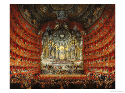 Concert Given by Cardinal de La Rochefoucauld at the Argentina Theatre in Rome