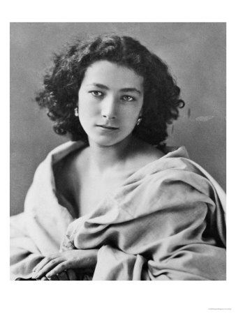 Sarah Bernhardt in Costume, circa 1860