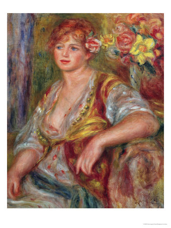 Blonde Woman with a Rose, circa 1915