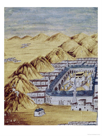 Mecca Surrounded by the Mountains of Arafa