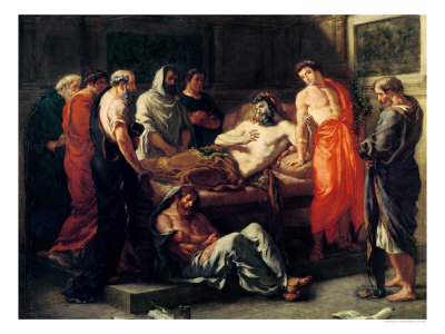 Study for the Death of Marcus Aurelius, Before 1844 (Oil on Canvas