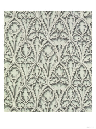 Nowton Court; Reproduction Wallpaper by Cole & Co from an Original, 1840 for Nowton Court