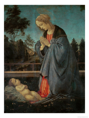 Madonna Worshipping the Child, circa 1477-80