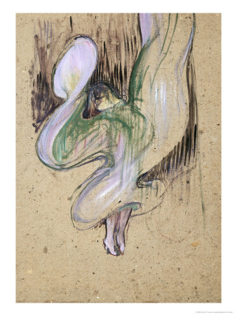 Study for Loie Fuller at the Folies Bergeres, 1893