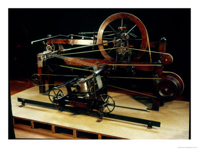 Replica of Spinning Frame, by Samuel Crompton, circa 1774-9