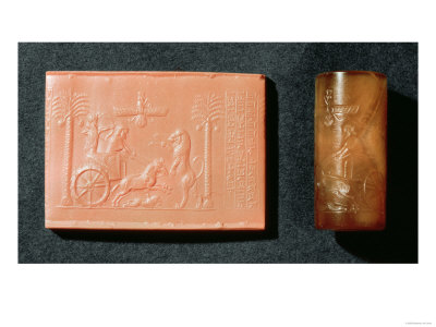 Achaemenid Cylinder Seal Inscribed with the Name Darius I