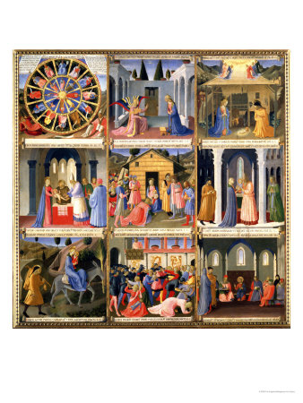Scenes from the Nativity, Panel One from Silver Treasury of Santissima Annunziata, circa 1450-53