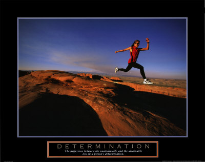 Determination: Runner Poster