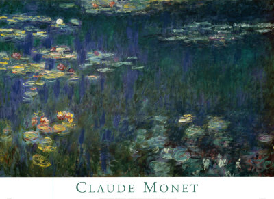 Waterlilies: Green Reflections I