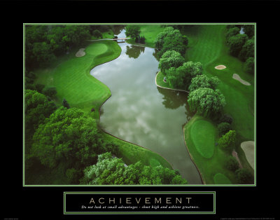Achievement: Golf Course Poster
