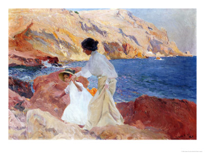 Clotilde and Elena on the Rocks, Javea