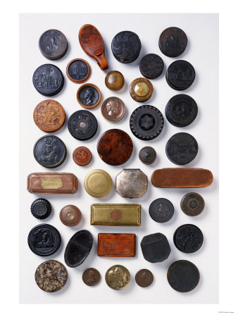A Selection of Snuff and Tobacco Boxes, 18th / 19th Century