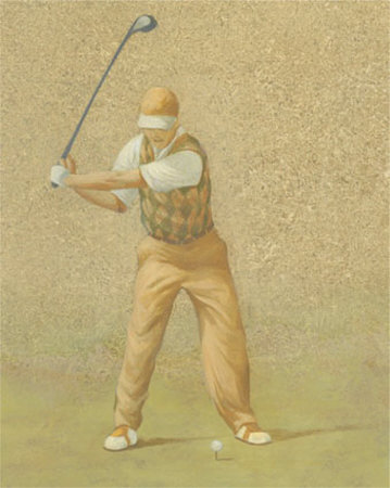 Golfer III Poster