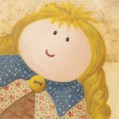 Doll with Blonde Hair and Braids