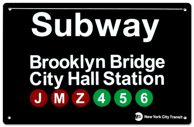 Subway Brooklyn Bridge- City Hall Station