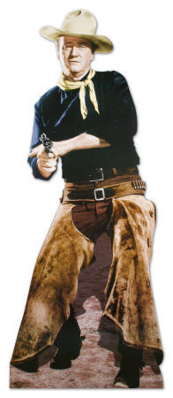 John Wayne with Chaps Lifesize Standup Poster Stand Up