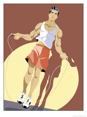 Buy Man Jumping Rope at AllPosters.com