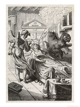 The Soul of a Man Departs His Body at the Moment of Death