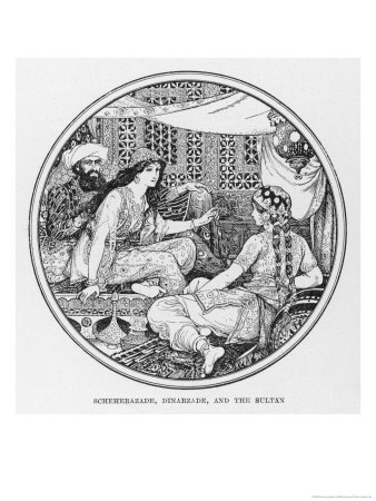 Scheherazade Dinarzade and the Sultan
