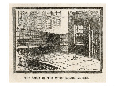 The Corner of Mitre Square in the City of London