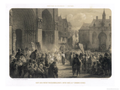 Louis IX, King of France, Brings Back Jesus