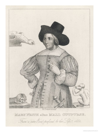 Mary Frith Nicknamed Moll Cutpurse English Pickpocket and Forger