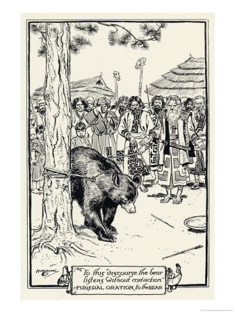 The Aino People of Japan Send a Bear as Messenger to Their Gods