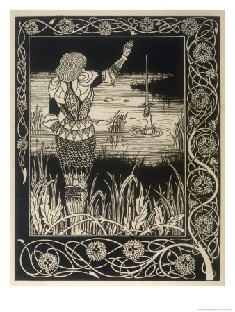 Sir Bedivere Returns Excalibur to the Lake
