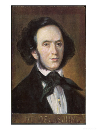 Felix Mendelssohn the German Composer as a Young Man