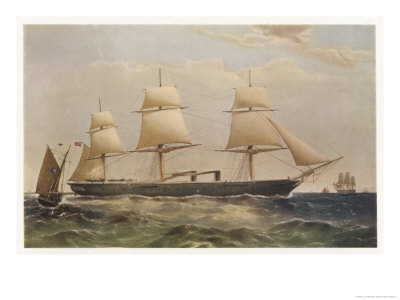 This British Warship is the First "Ironclad", a Capital Ship with an Iron Hull