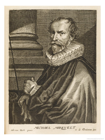 Michiel Janszoon Van Mierevelt or Miereveld Dutch Painter