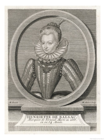 Catherine Henriette De Balzac D'Entragues Marquise De Verneuil Mistress of Henri IV Roi De France