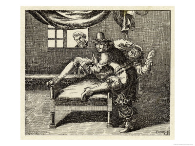 Fearful Patient is Restrained on a Low Couch and Castrated
