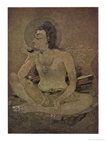 The God Shiva Saves Humanity by Drinking the Pois