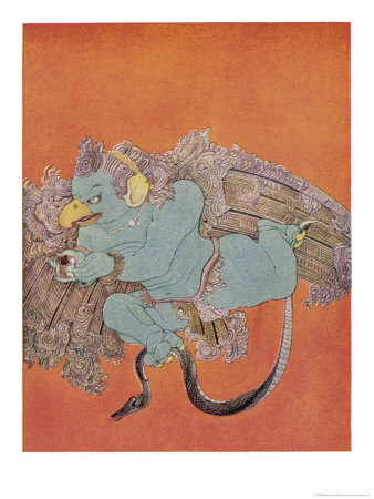 Garuda the Eagle Who Became Vishnu's Mount