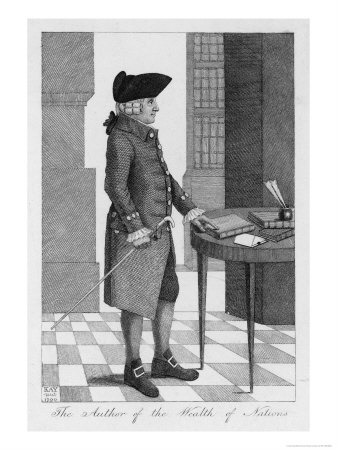 Adam Smith Economist and Philosopher Poster